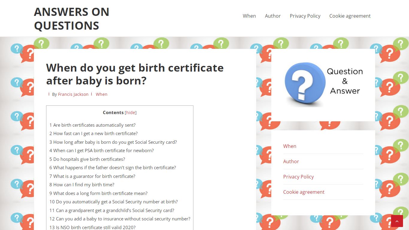 When do you get birth certificate after baby is born?